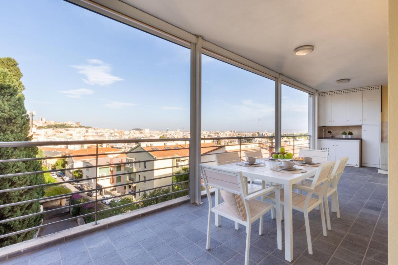 Terrazza61 - Appartamento Con Vista Spettacolare Sulla Citta Di Cagliari Zewnętrze zdjęcie