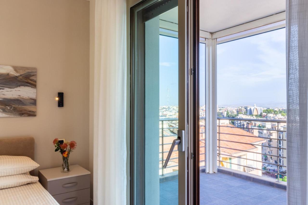 Terrazza61 - Appartamento Con Vista Spettacolare Sulla Citta Di Cagliari Zewnętrze zdjęcie