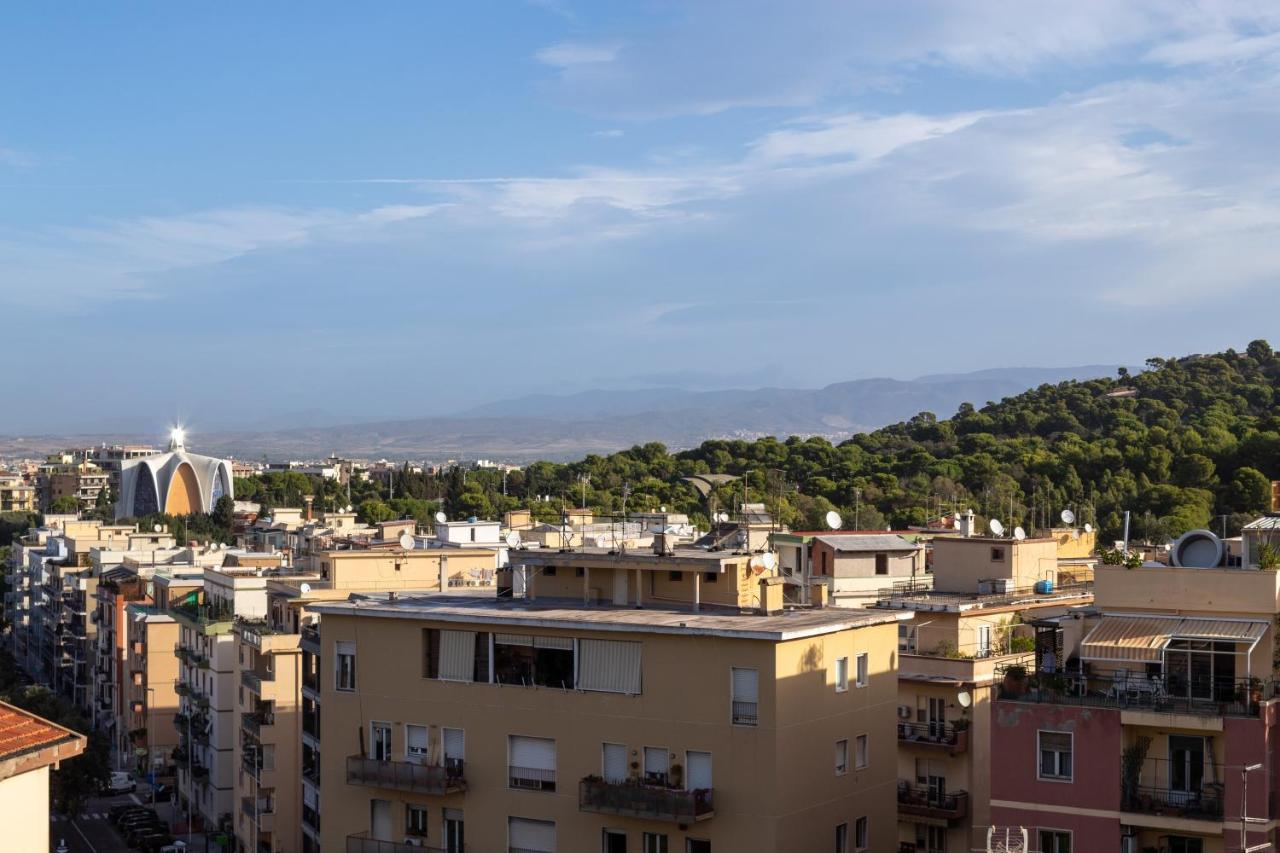 Terrazza61 - Appartamento Con Vista Spettacolare Sulla Citta Di Cagliari Zewnętrze zdjęcie